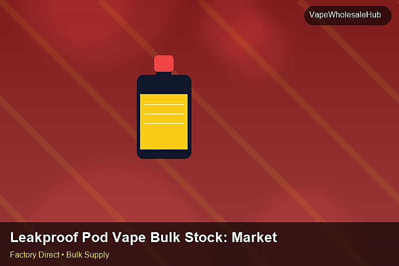 Leakproof Pod Vape Bulk Stock — Leakproof Pod Vape Bulk Stock: Market Trends 2026 | 2026 Edition photo 1