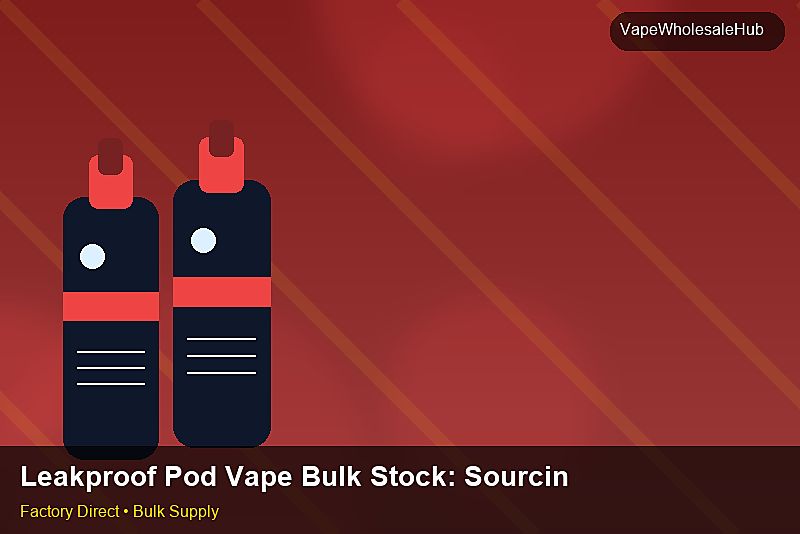Leakproof Pod Vape Bulk Stock — Leakproof Pod Vape Bulk Stock: Sourcing Workflow | 2026 Edition photo 1