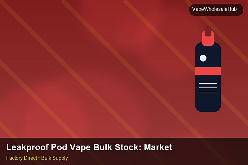 Leakproof Pod Vape Bulk Stock — Leakproof Pod Vape Bulk Stock: Market Comparison | 2026 Edition photo 1